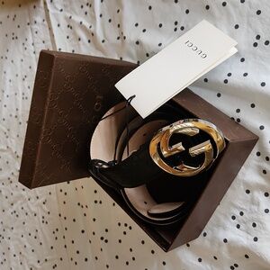 Gucci Interlocking G Black belt